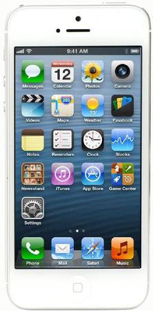 Смартфон Apple iPhone 5 32Gb White & Silver - Майкоп
